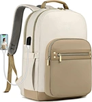 Laptop Backpack 15.6-inch Work Bag with USB Charger Travel Backpack College Backpack Waterproof casual